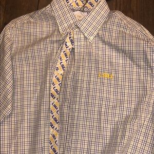 LSU button down